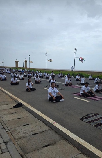 International yoga day 2025