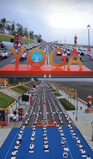 International yoga day 2025
